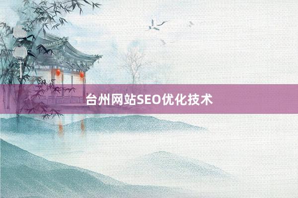 台州网站SEO优化技术