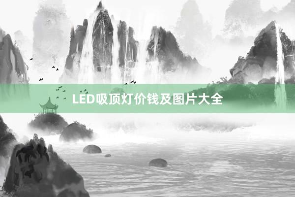 LED吸顶灯价钱及图片大全